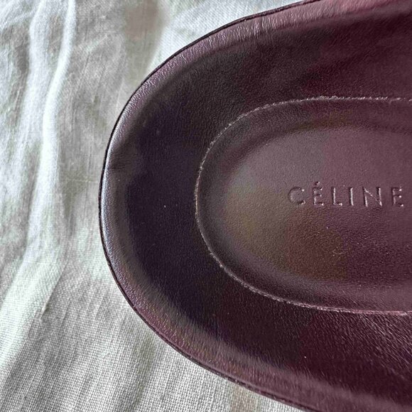 Celine, Twist Sandal, Navy Leather Slides, Size 37, EUC - Picture 8 of 11